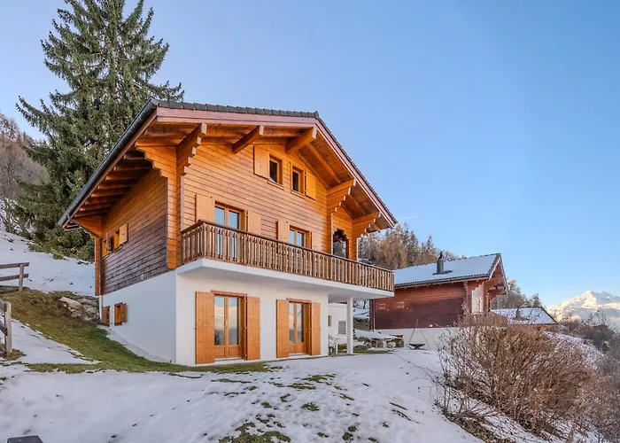 Fontannets 008 Mountain & Quiet 10 Pers Chalet Sion